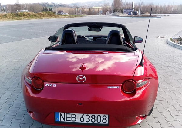 Mazda MX-5 cena 109000 przebieg: 17652, rok produkcji 2021 z Tuchów małe 137